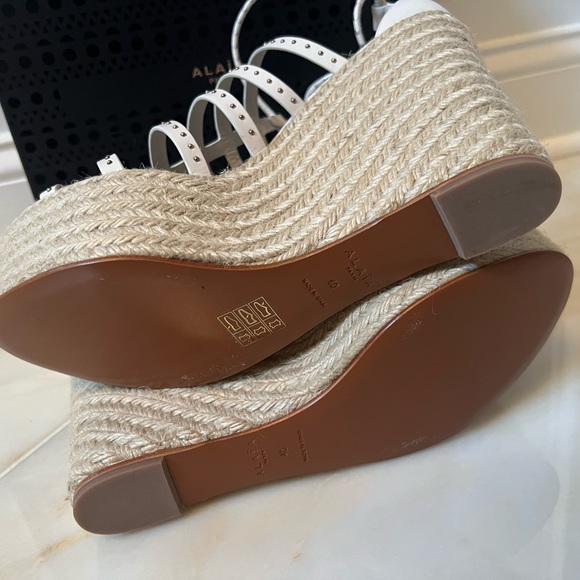 NWT Alaia Espadrille Wedge